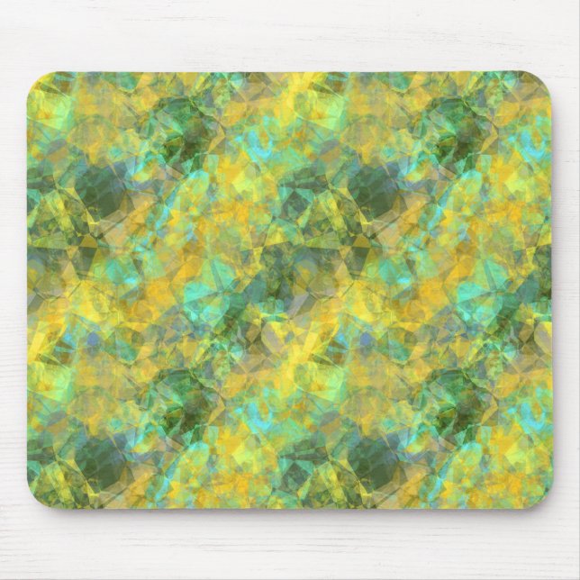 Gold Crumpled Texture Mouse Pad (Front)