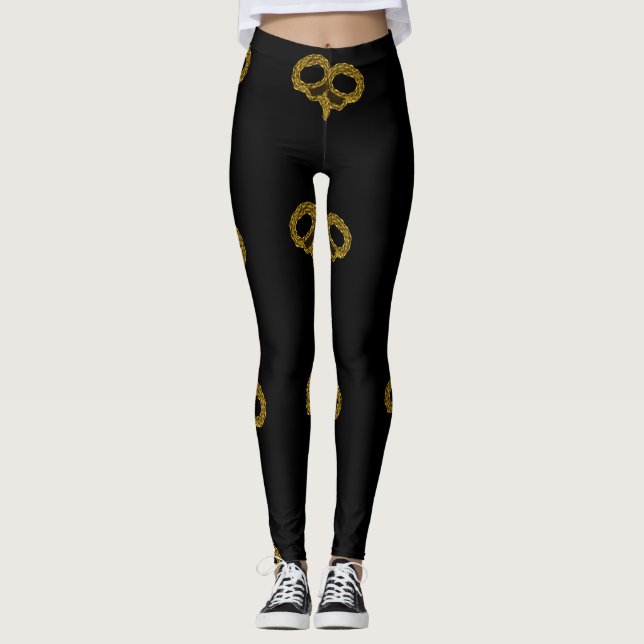 GOLD CUFFS LEGGINGS (Front)