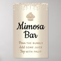 Gold Cupcake Glitter Drip Bakery Chef Custom Store