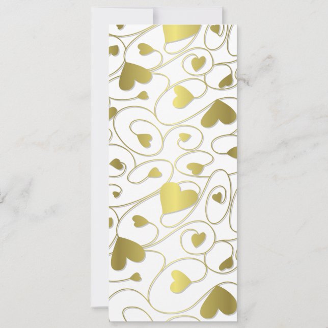 Gold curly hearts (Front)