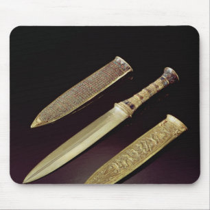Gold dagger and sheath mouse pad