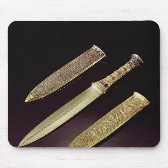 Gold dagger and sheath mouse pad (Front)