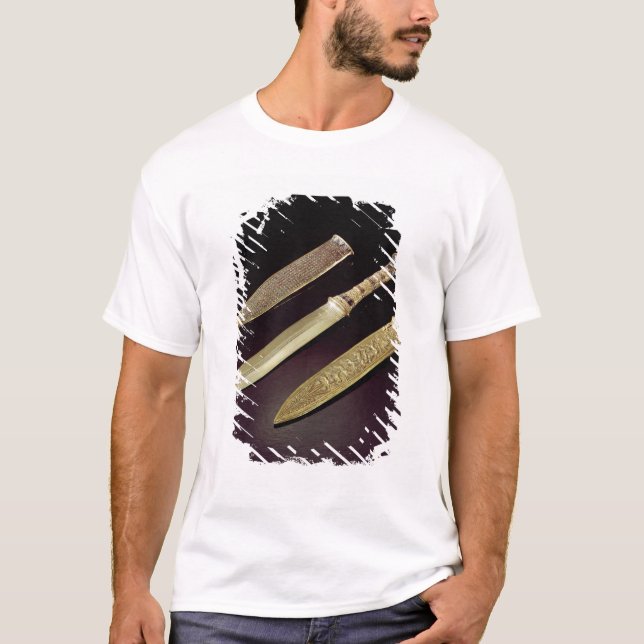 Gold dagger and sheath T-Shirt (Front)