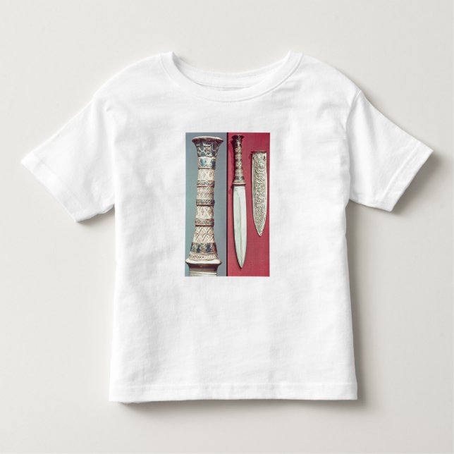 Gold dagger and sheath, Tutankhamun treasure, c.13 Toddler T-Shirt (Front)