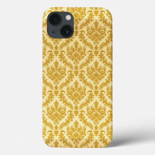 Gold damask Case-Mate iPhone case (Back)