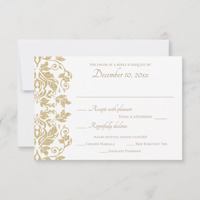 Gold Damask Response (Front)