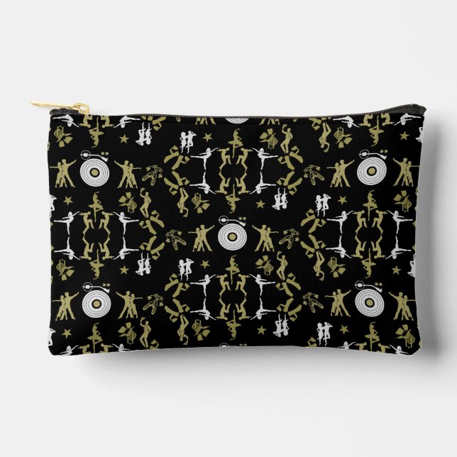 Gold Dancer Patterned Home Decor Accessory Pouch (Front)