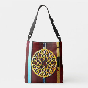 Gold Decoration Crossbody Bag