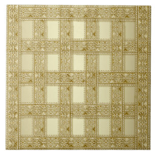 Gold Decorative Ceramic Tile