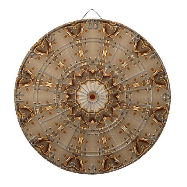 Gold Decorative Dartboard (Front)