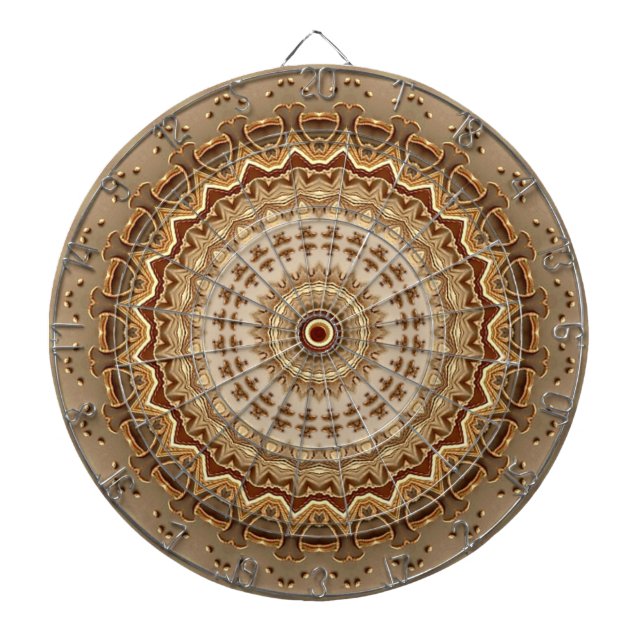 Gold Decorative Dartboard (Front)