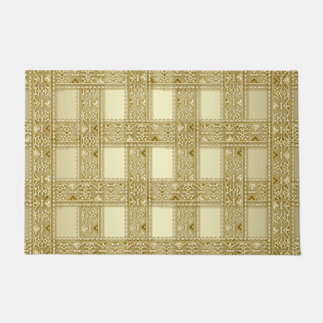 Gold Decorative Doormat (Front)