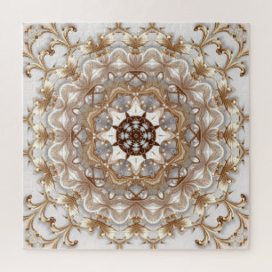 Gold Decorative Jigsaw Puzzle