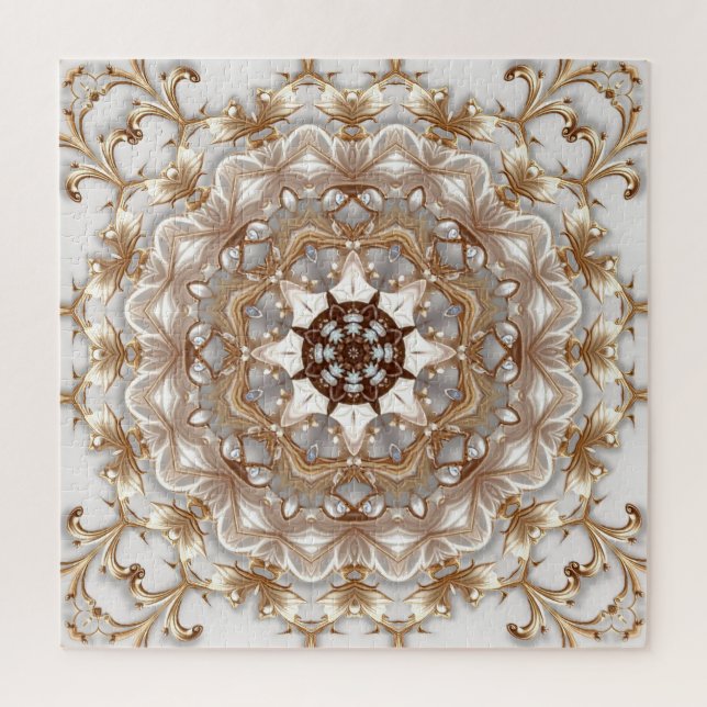 Gold Decorative Jigsaw Puzzle (Vertical)