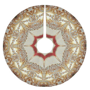 Gold Decorative Tree Skirt