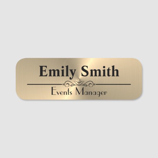 gold-design-custom-magnetic-name-badge-zazzle-au