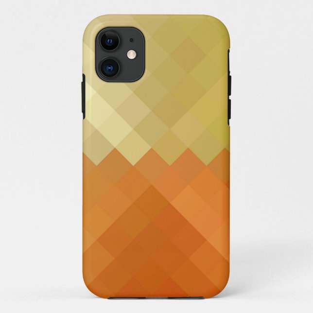 Gold Diamond Abstract Art Case-Mate iPhone Case (Back)