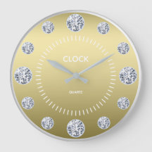 Gold Diamond Dial Custom Name