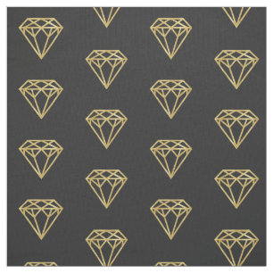 Gold Diamond Fabric