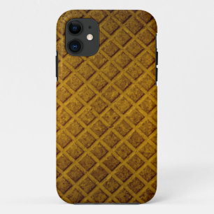 Gold Diamond Mosaic Abstract Art iPhone 11 Case