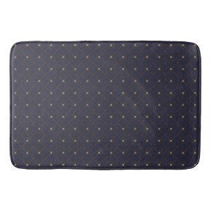 Gold Diamond Pattern Bath Mat