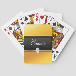 Gold & Diamond Playing Cards