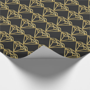 Gold Diamond Wrapping Paper