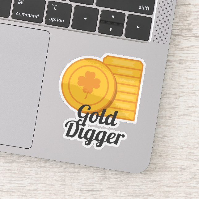 Gold Digger St Patrick's Day Gold Coins (Detail)