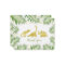 Gold Dinosaur Tropical Baby Shower Thank You Card