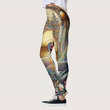 Gold Disc Leggings