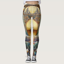 Gold Disc Leggings