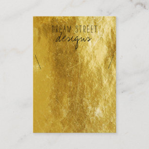 Gold Display Card
