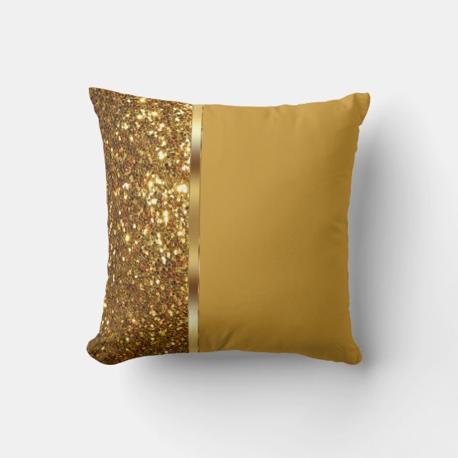 Gold Diva Throw Pillows (Front)