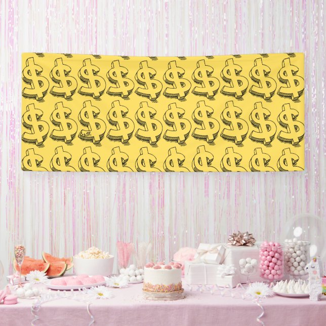 gold dolar banner (Party)