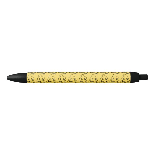 gold dolar black ink pen (Front)