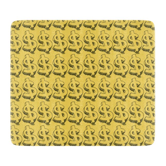 gold dolar cutting board (Front)