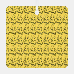 gold dolar metal tree decoration