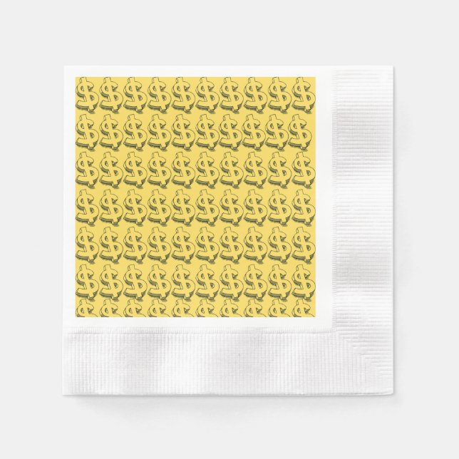 gold dolar napkin (Front)