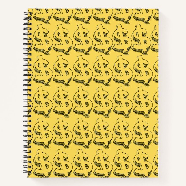 gold dolar notebook (Front)