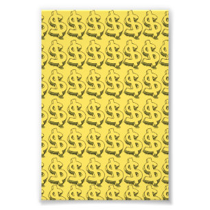 gold dolar photo print