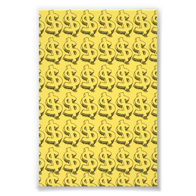 gold dolar photo print (Front)