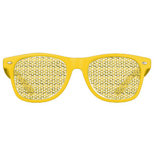 gold dolar retro sunglasses