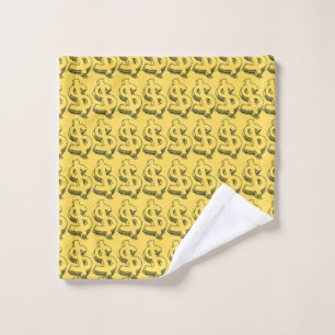gold dolar wash cloth