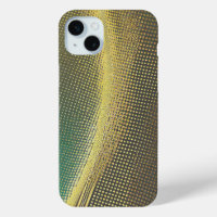 Gold dots on grey and green