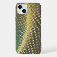Gold dots on grey and green