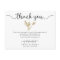 Gold Dove Funeral Simple Script Thank You Card