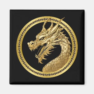 Gold Dragon- Magnet
