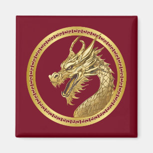 Gold Dragon- Magnet