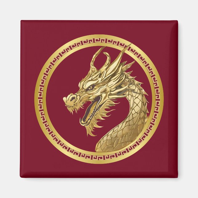 Gold Dragon- Magnet (Front)