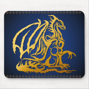 Gold Dragon Mousepad